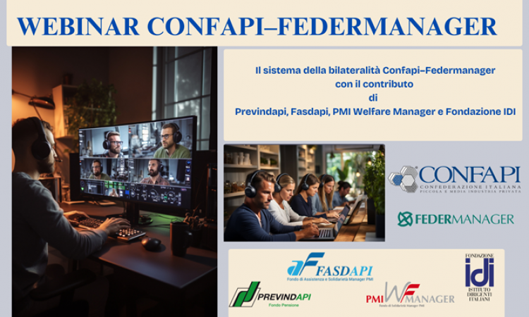 Webinar Confapi-Federmanager: un successo di partecipazione